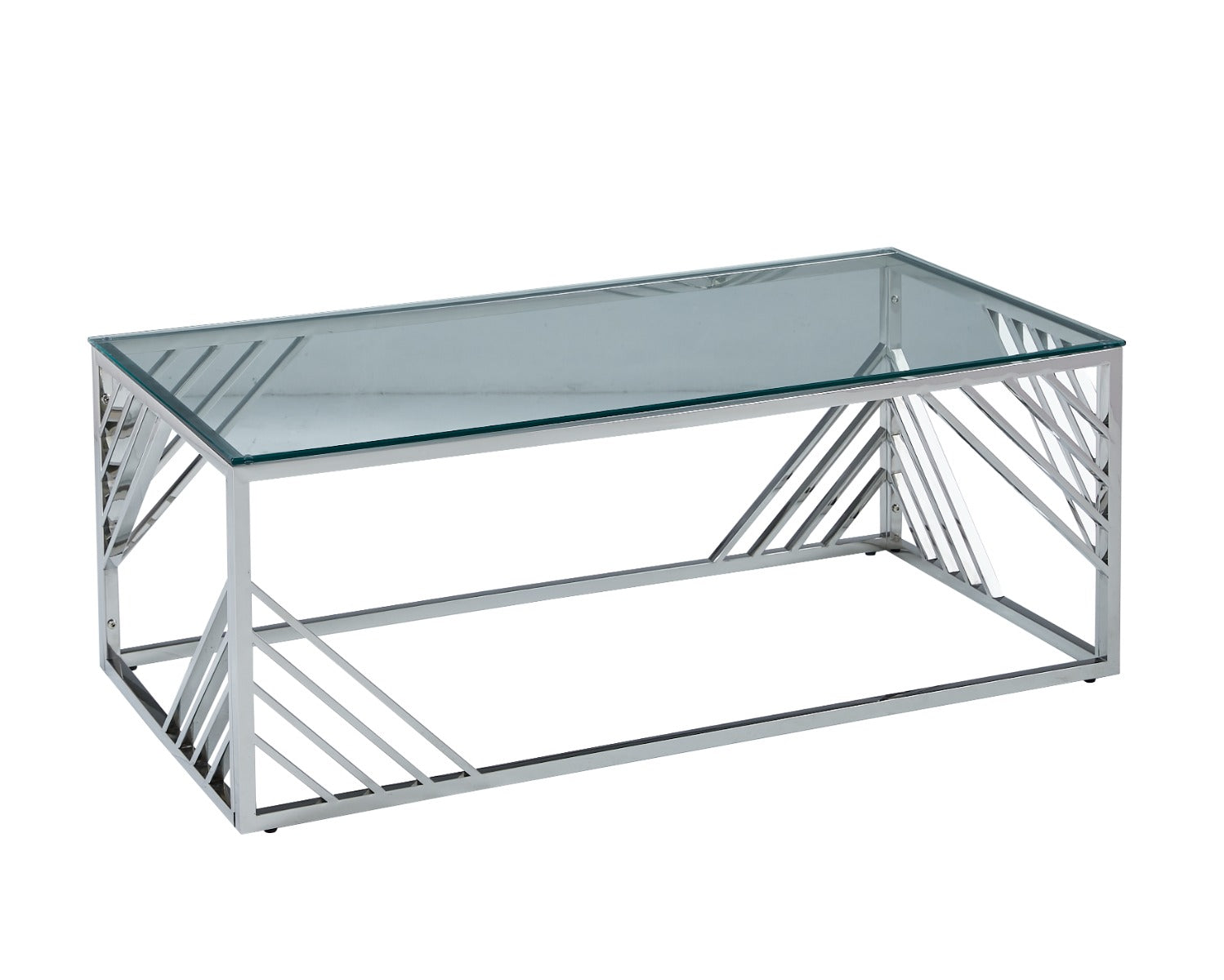 Serene Stainless Steel Coffee Table