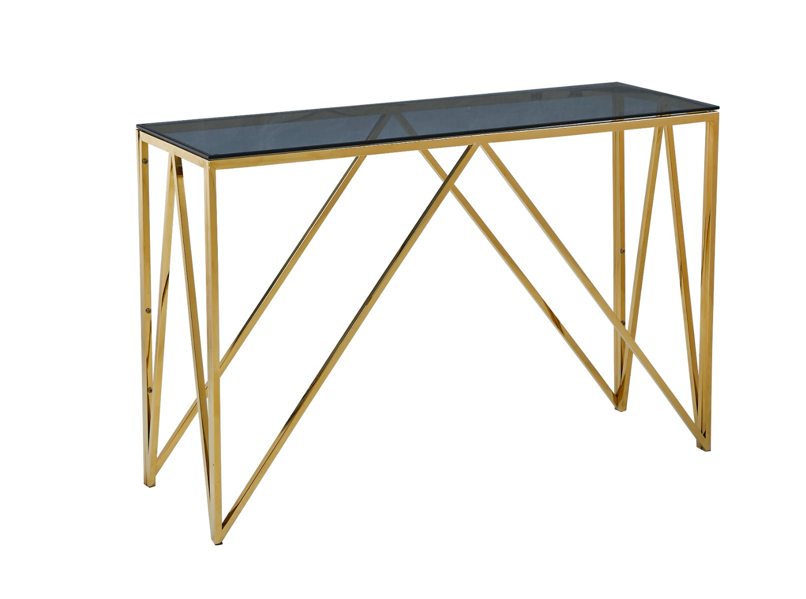 Allure Gold Console Table