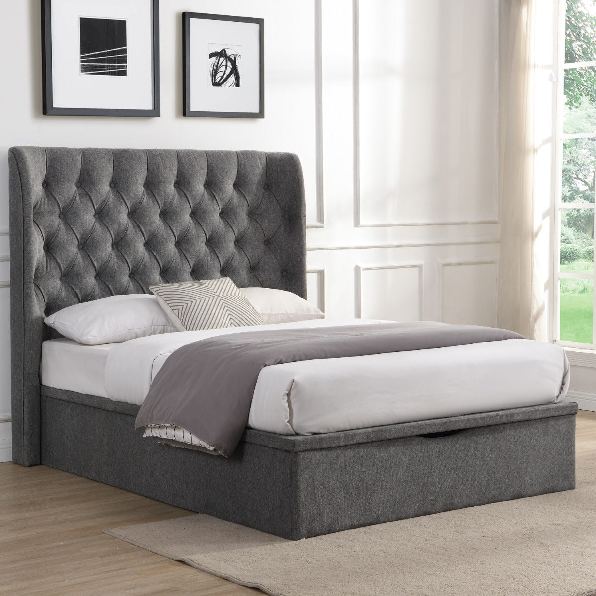 Clara 5ft Bed Grey