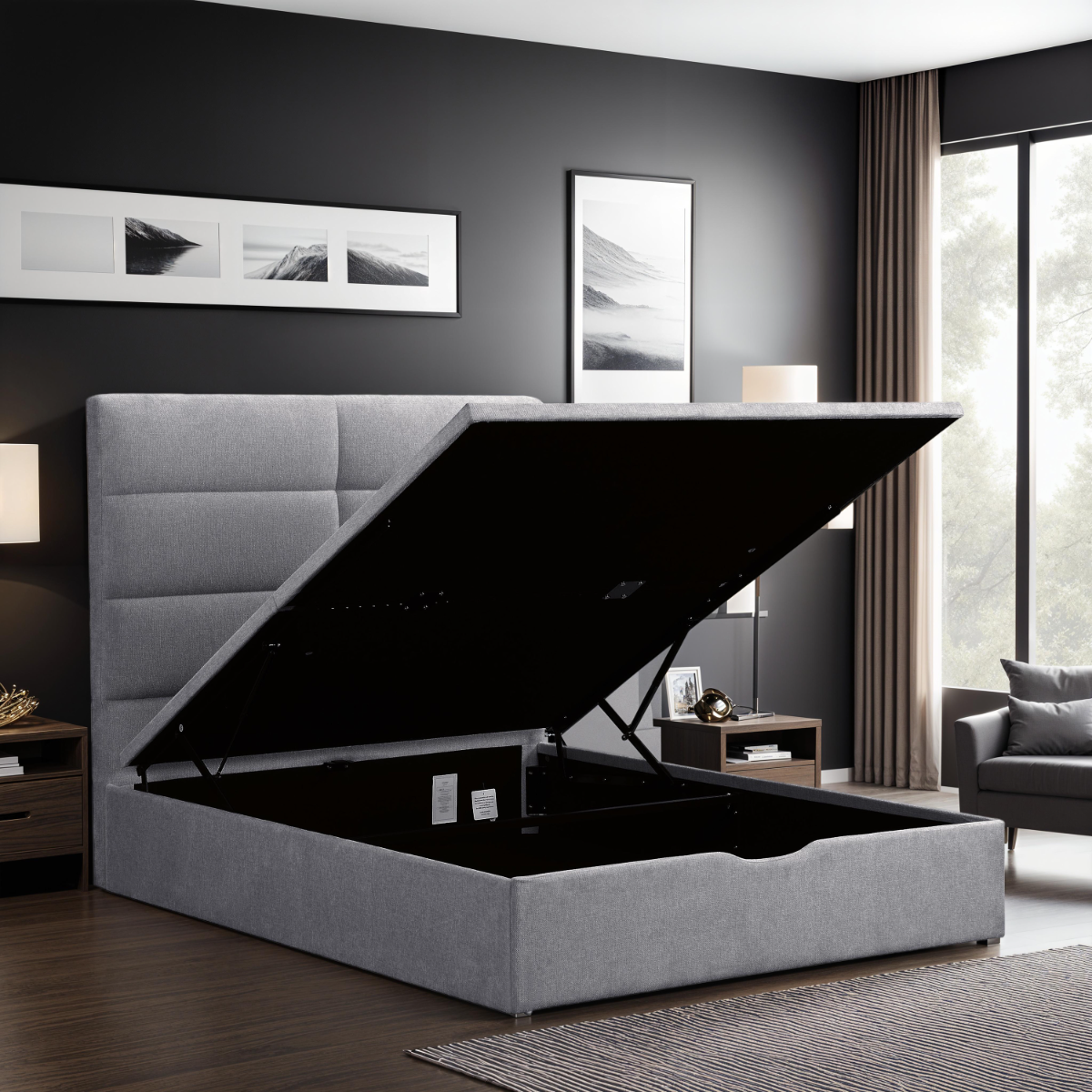 Jessica 5ft Bed Grey