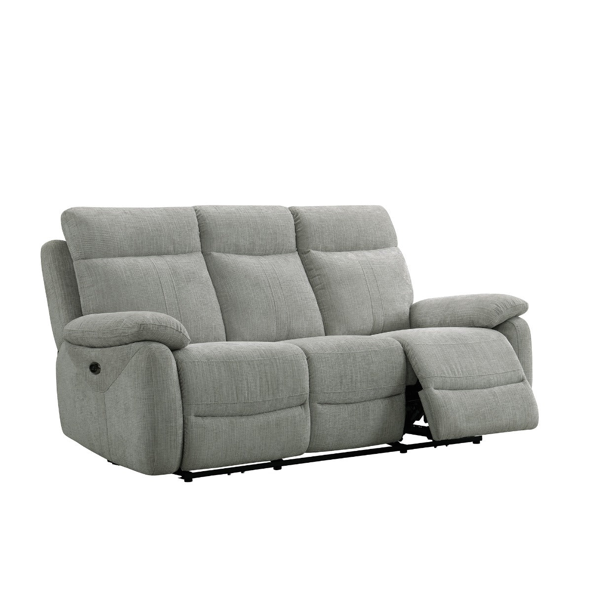 Covington 3 Seater Taupe Electric