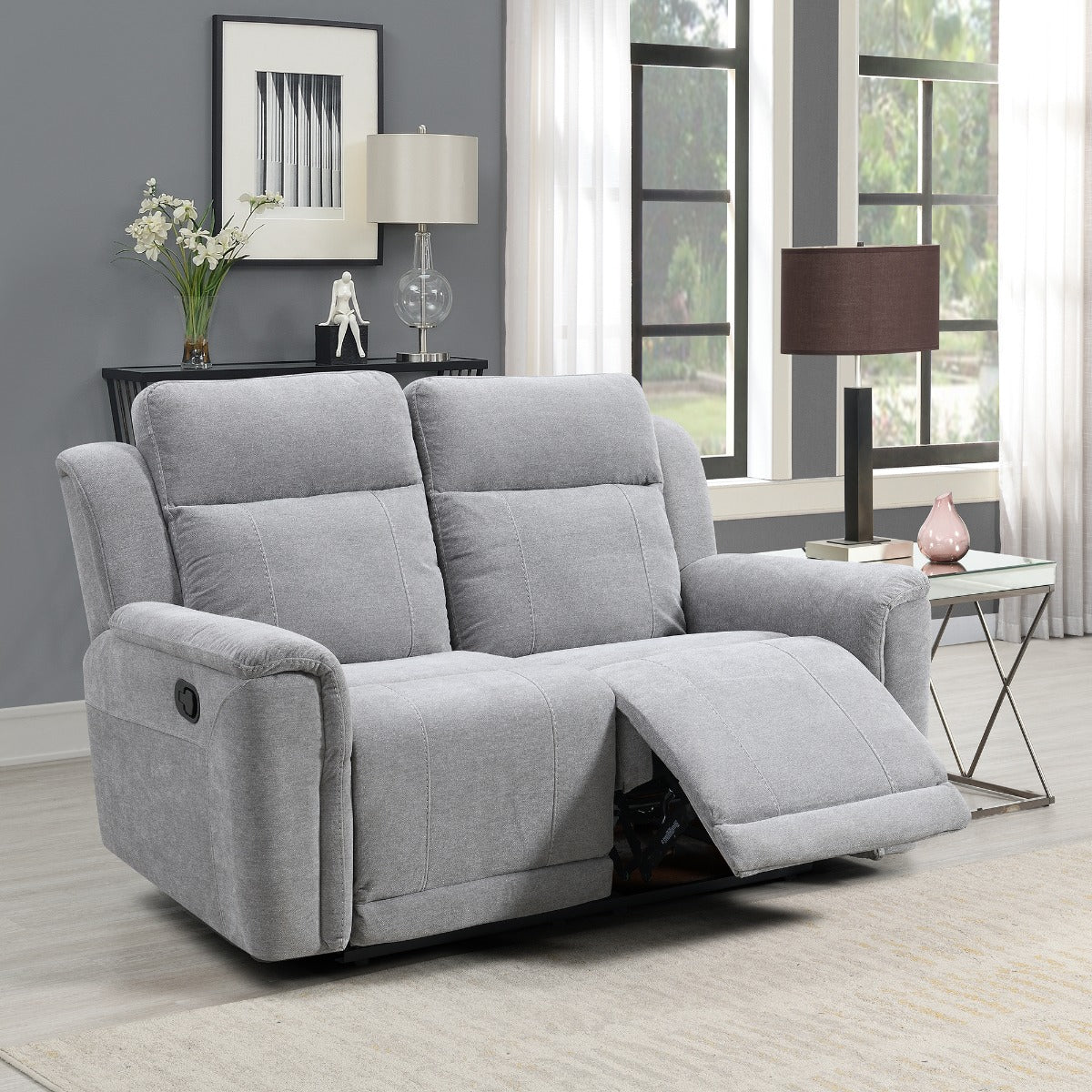 Somerton 2 Seater Light Grey