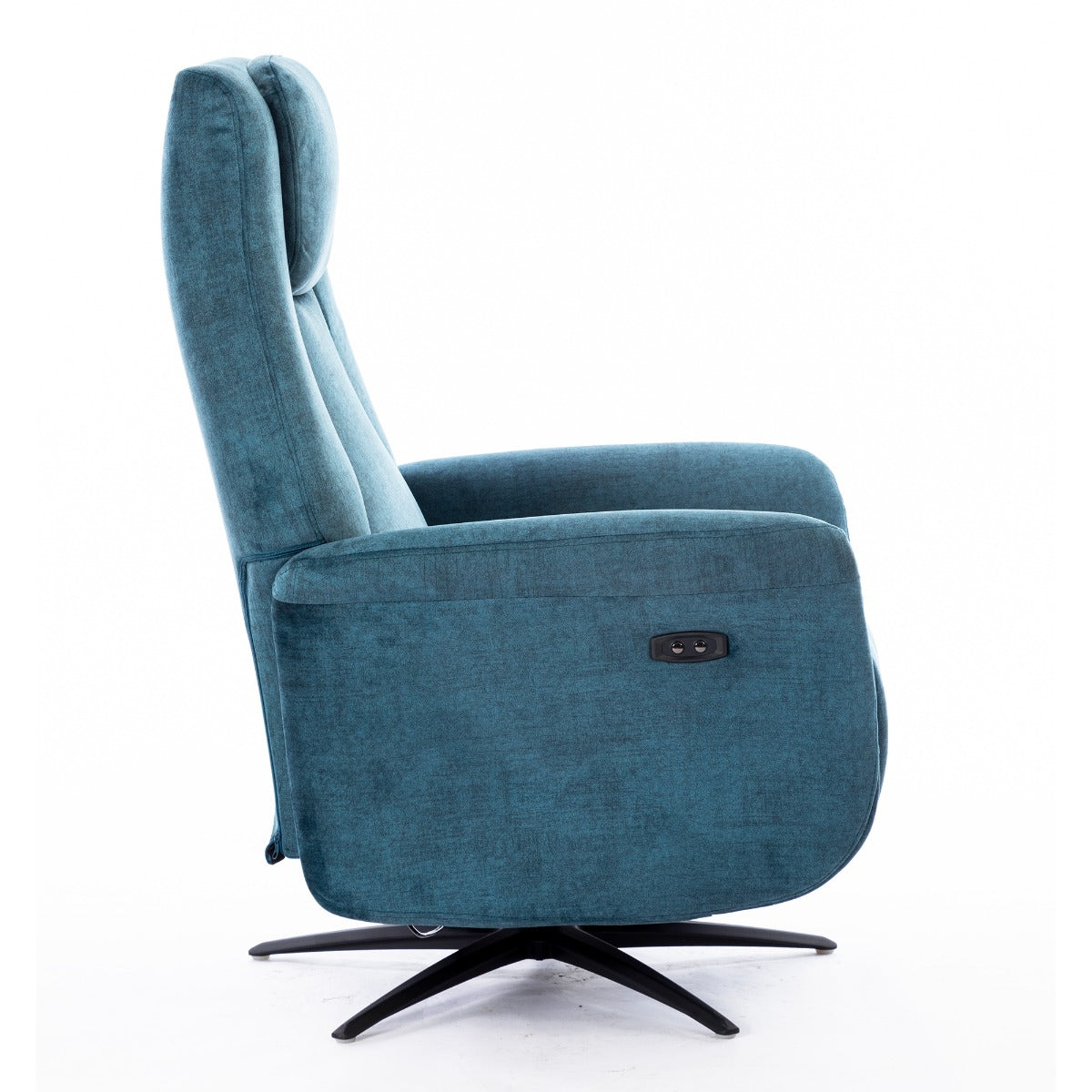Caesar Swivel Electric Chair Ocean Blue