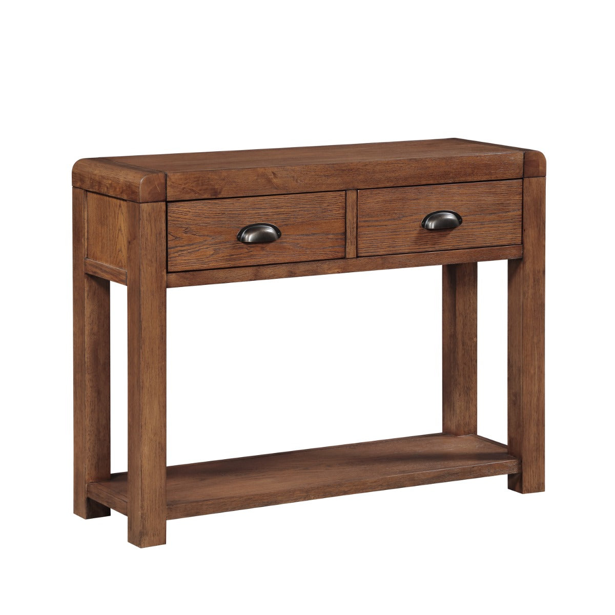 Oakridge Dark Oak 2 Drawer Hall Table