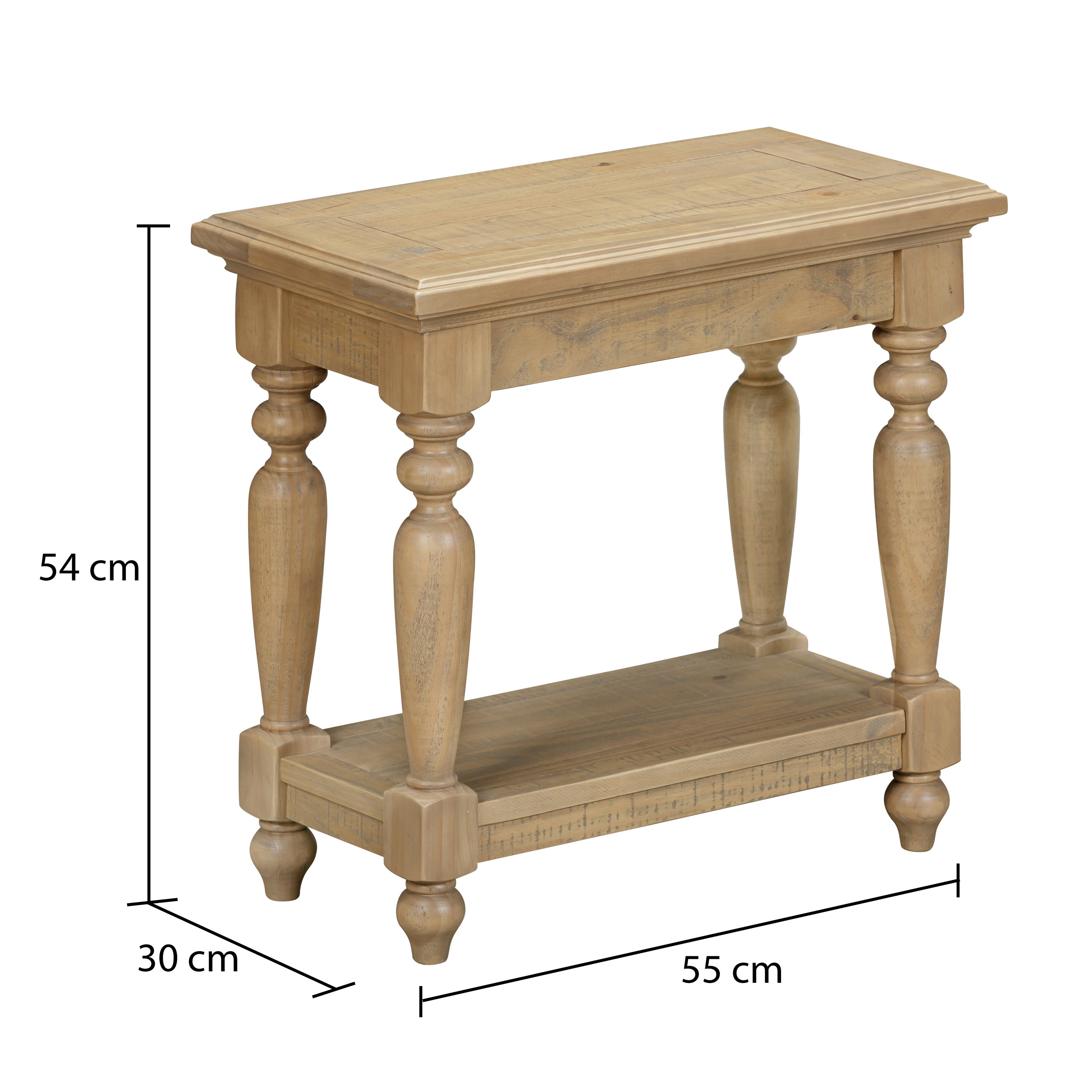Chateau Rustic Sofa SideTable