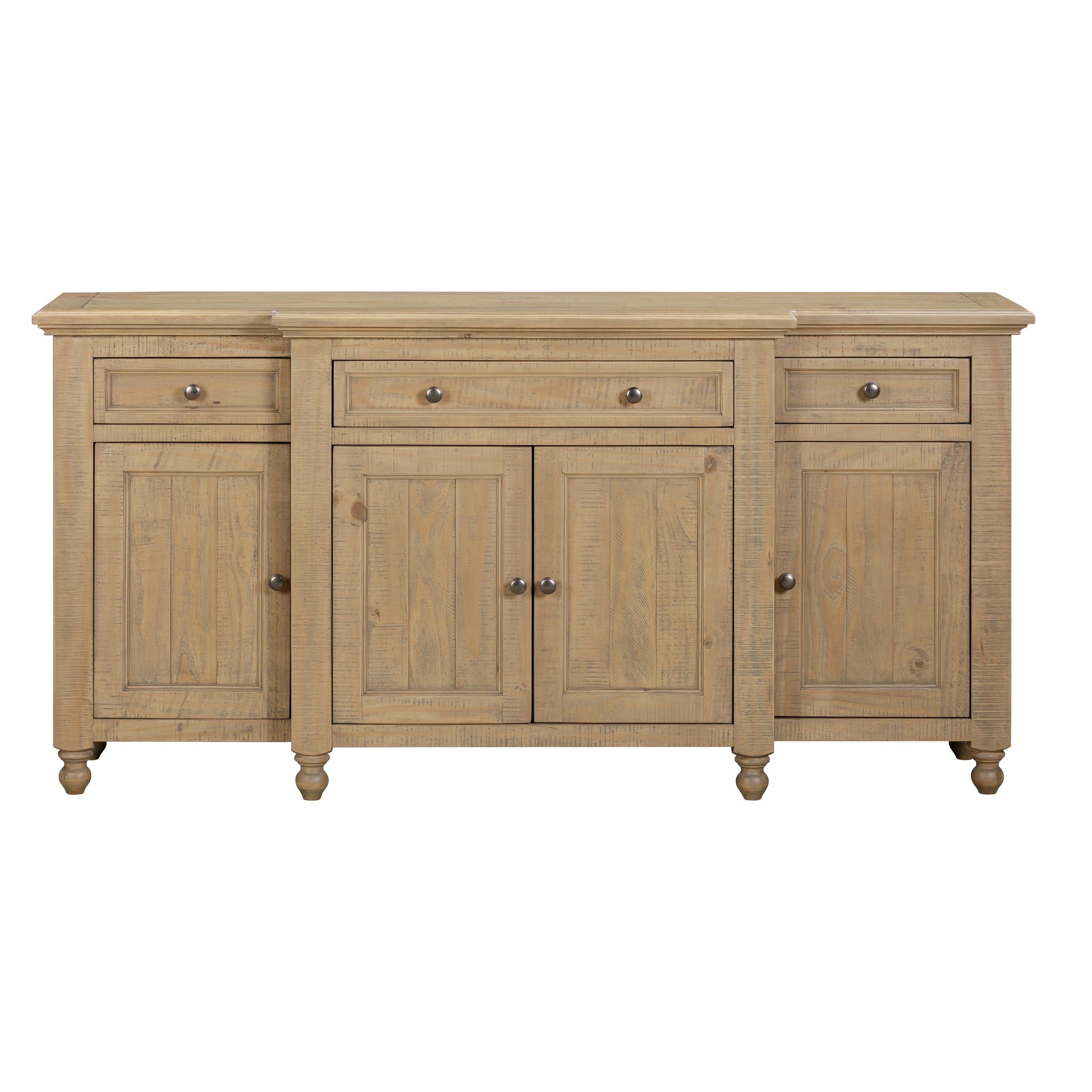 Chateau Rustic 4 Door 3 Drawer Sideboard