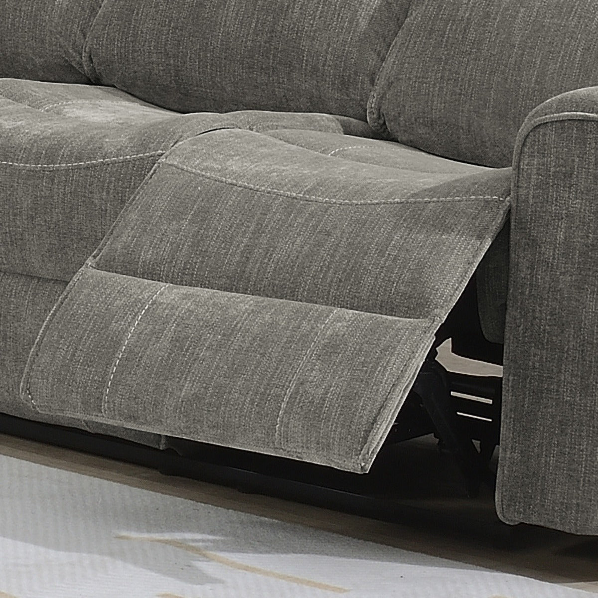 Sandhurst 3 Seater Recliner Light Grey