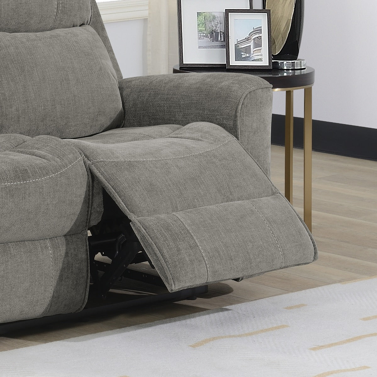 Sandhurst 2 Seater Recliner Light Grey