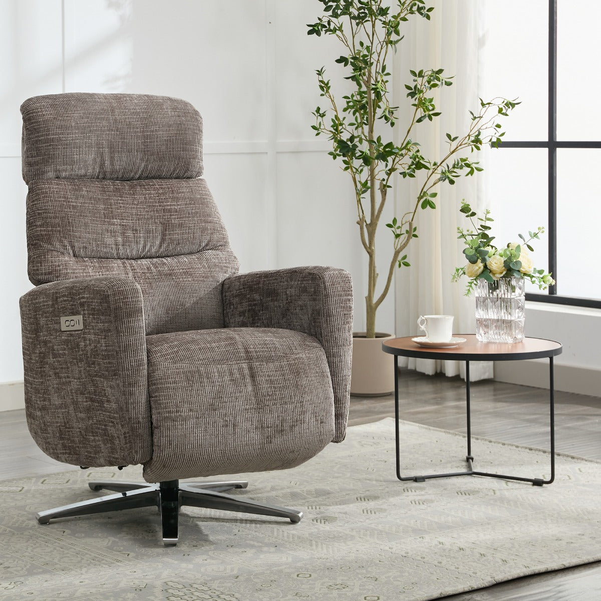 Monique TV Chair - Stone