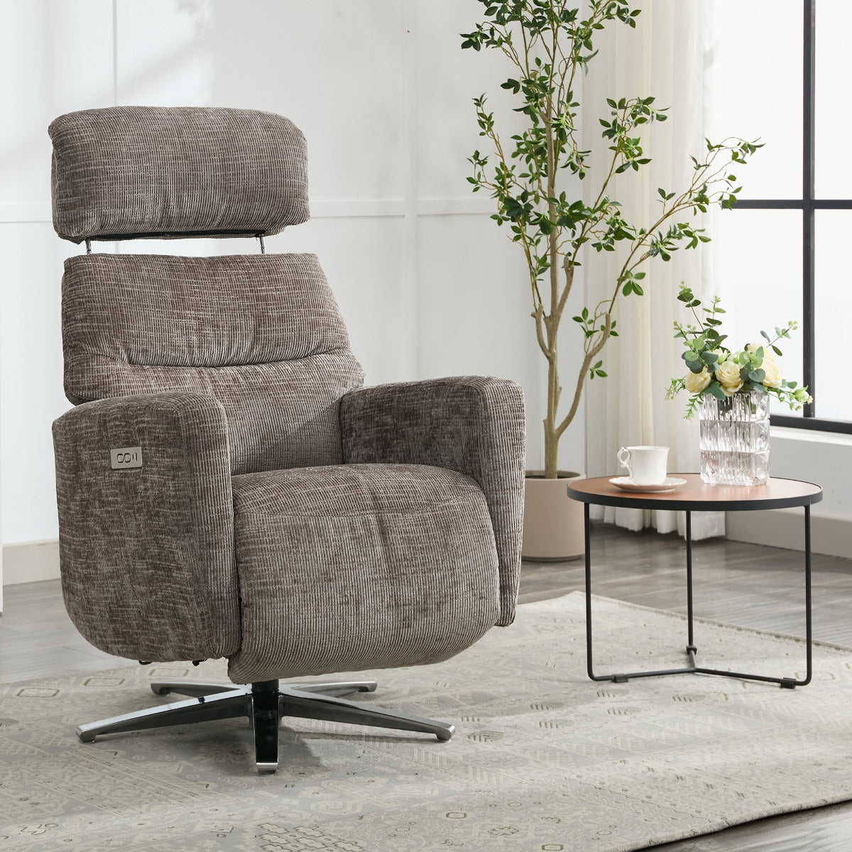 Monique TV Chair - Stone