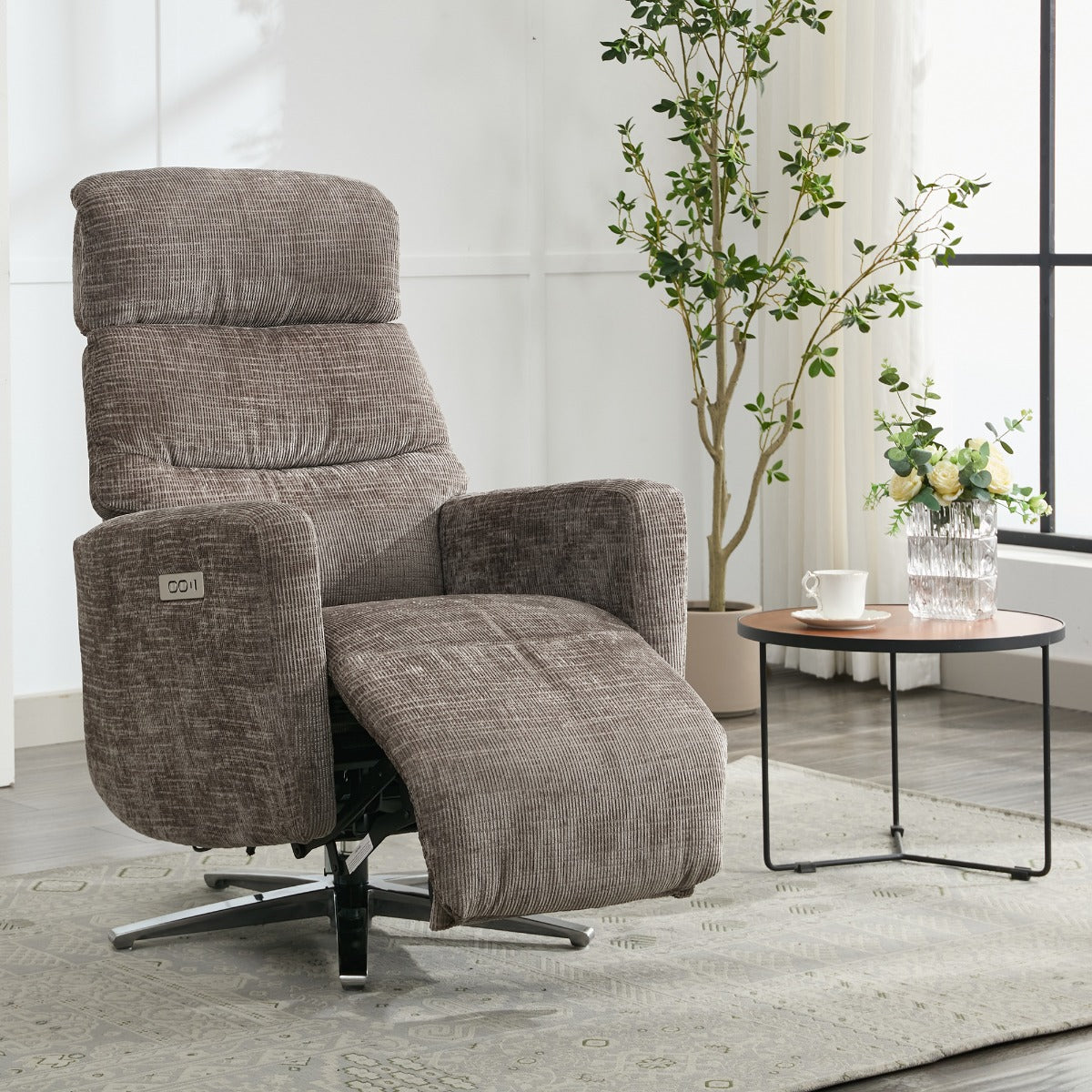 Monique TV Chair - Stone