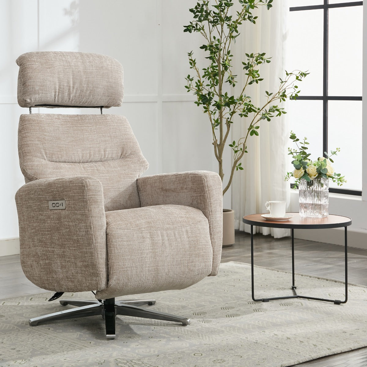 Monique TV Chair - Beige