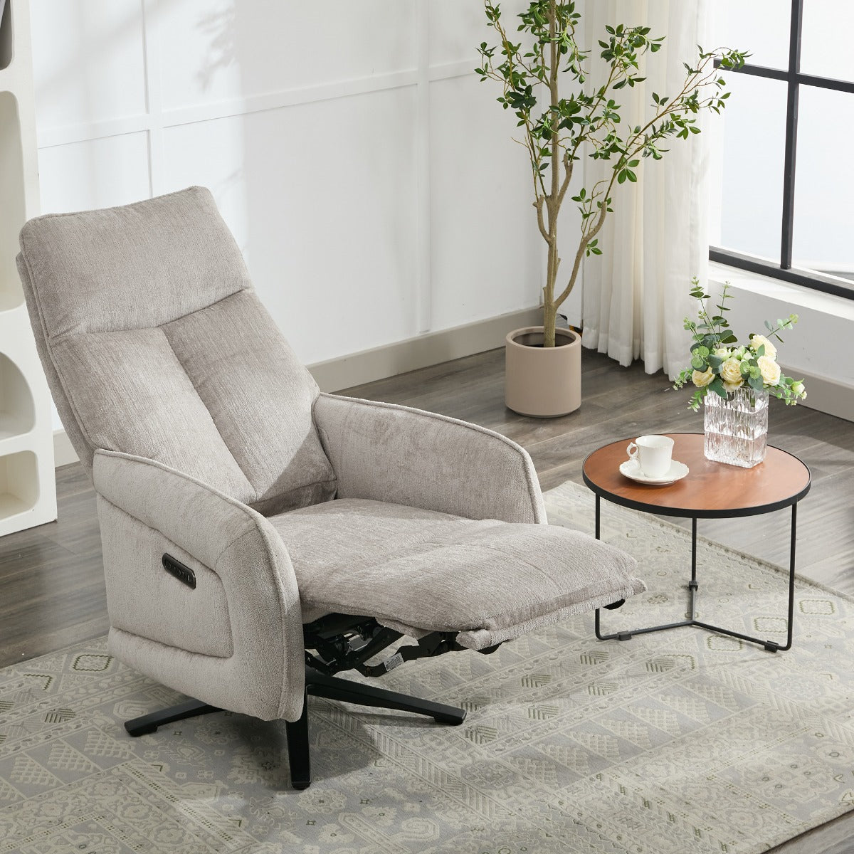 Prestige Fabric Swivel Chair - Rabbit