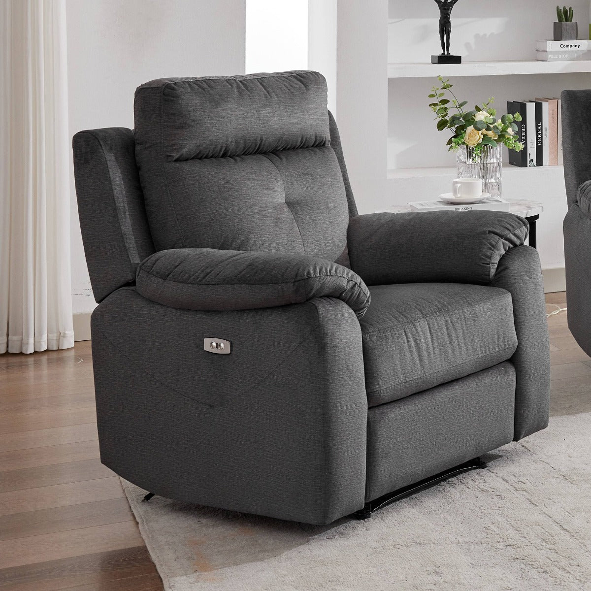 Palermo Chair Electric Recliner Anthracite