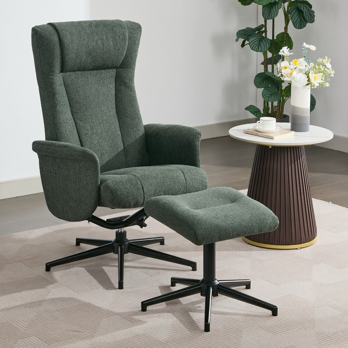Apero TV Chair & Stool Winter Moss