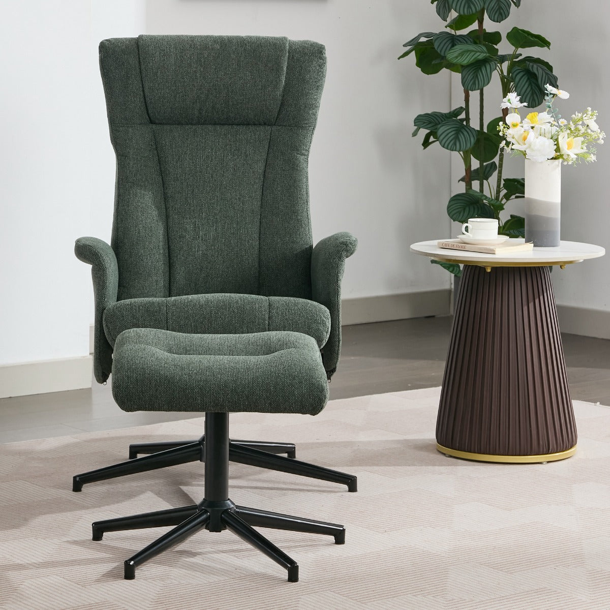 Apero TV Chair & Stool Winter Moss