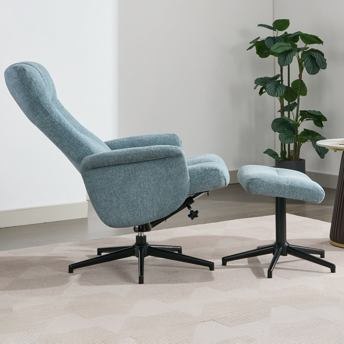 Apero TV Chair & Stool Ice Blue