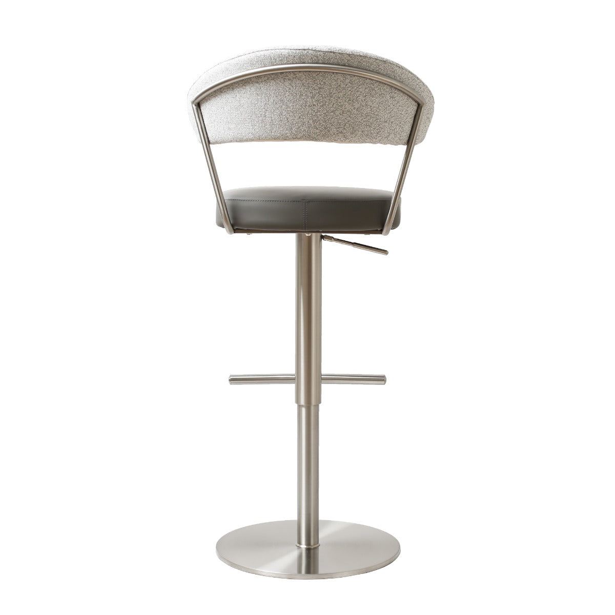Strata Barstool S/Steel Steel Grey Fusion
