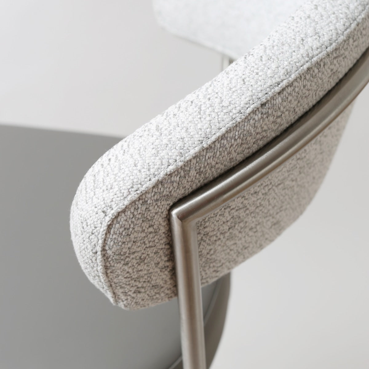 Strata Barstool S/Steel Steel Grey Fusion
