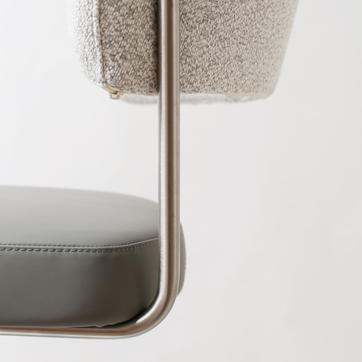 Strata Barstool S/Steel Steel Grey Fusion