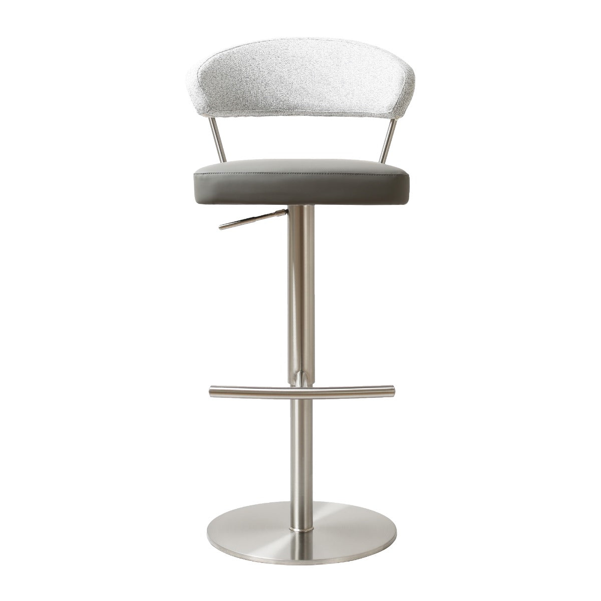 Strata Barstool S/Steel Steel Grey Fusion