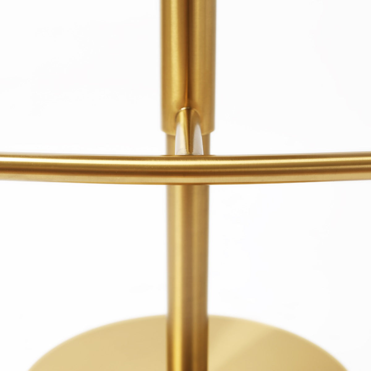 Strata Barstool Gold Saddle Brown PU
