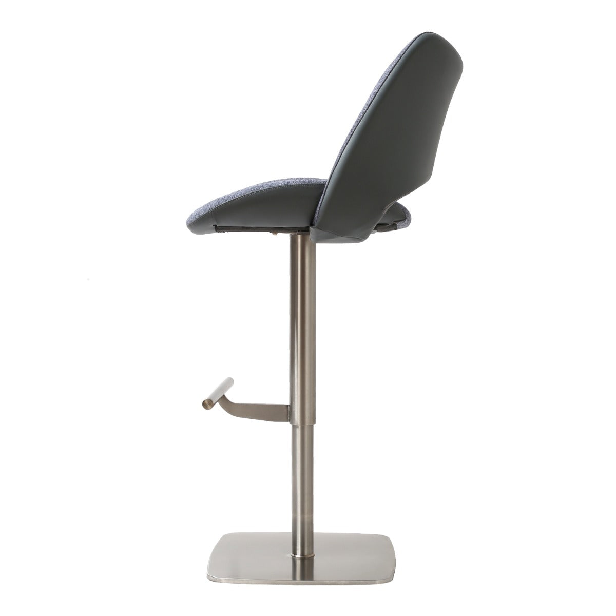Contour Barstool S/Steel Fusion Slate Grey Barstool