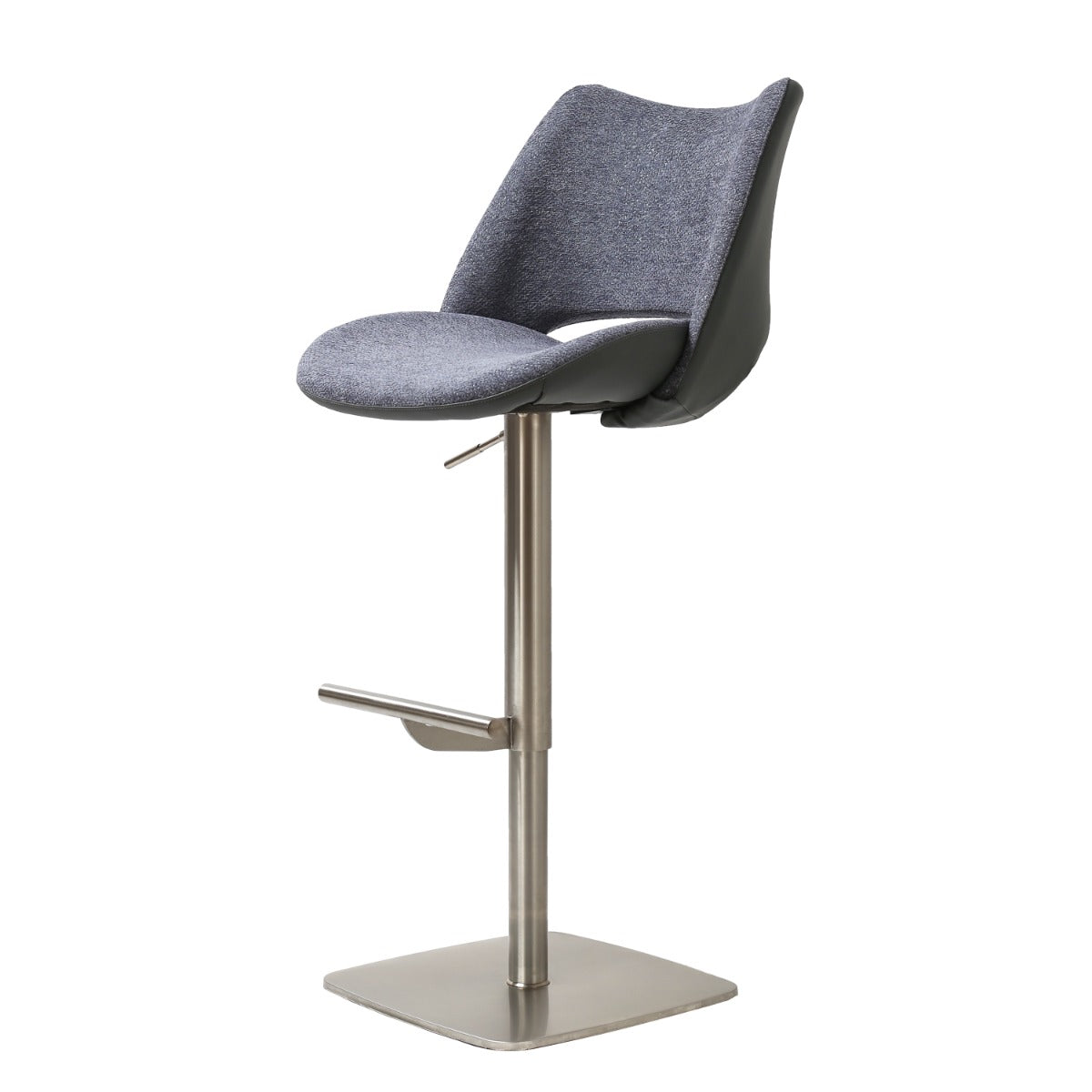 Contour Barstool S/Steel Fusion Slate Grey Barstool