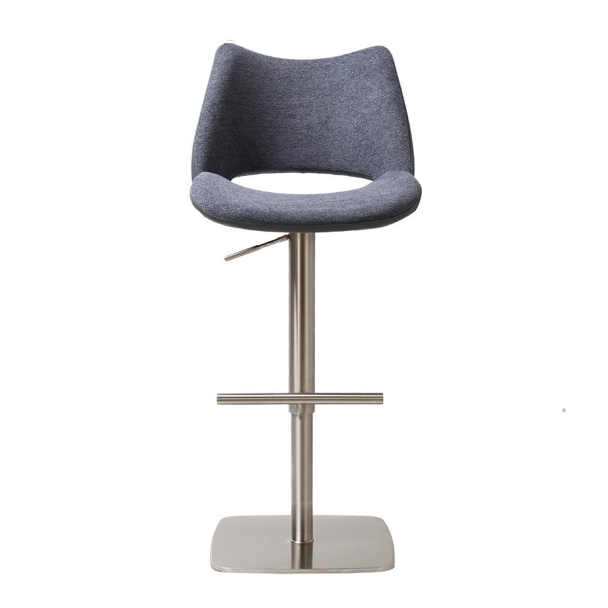 Contour Barstool S/Steel Fusion Slate Grey Barstool