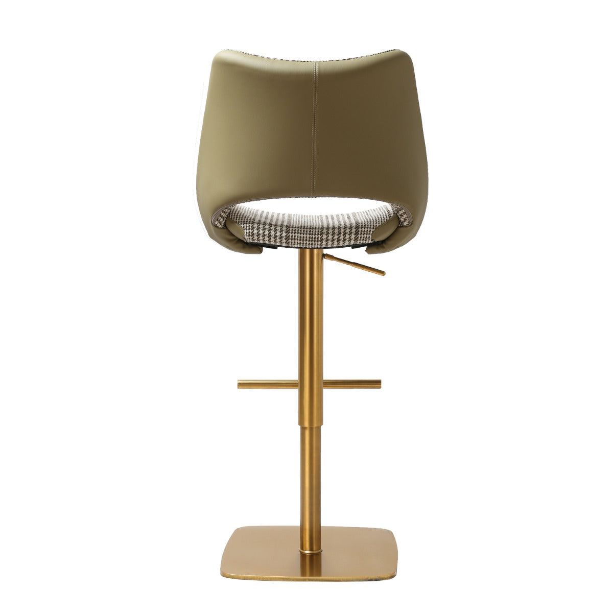 Contour Barstool Gold Olive Fusion