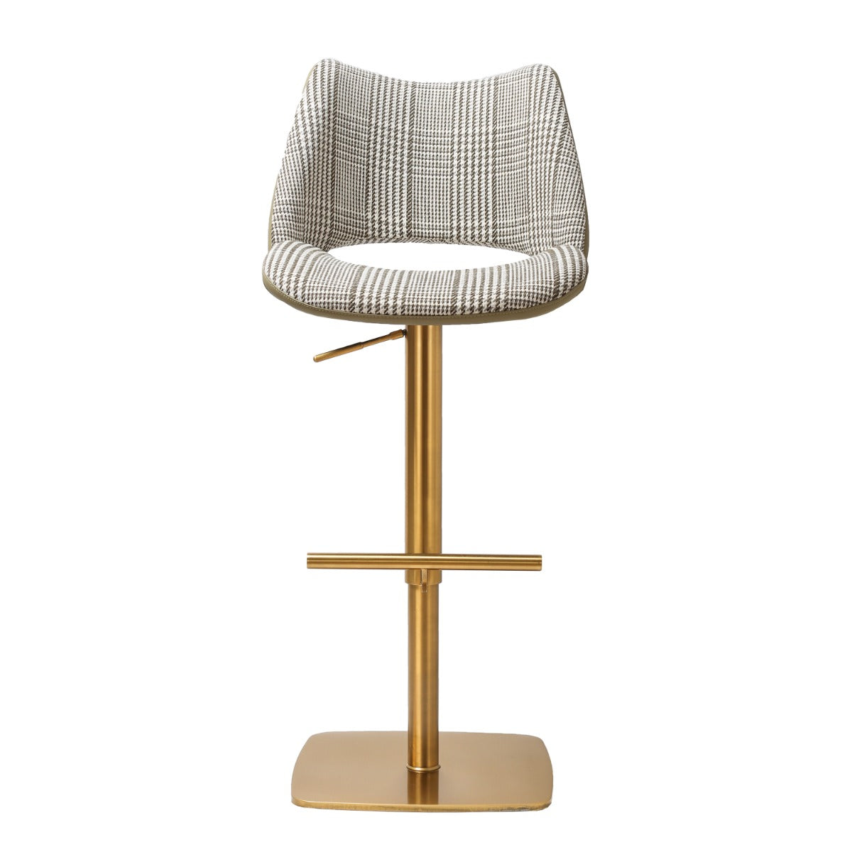 Contour Barstool Gold Olive Fusion