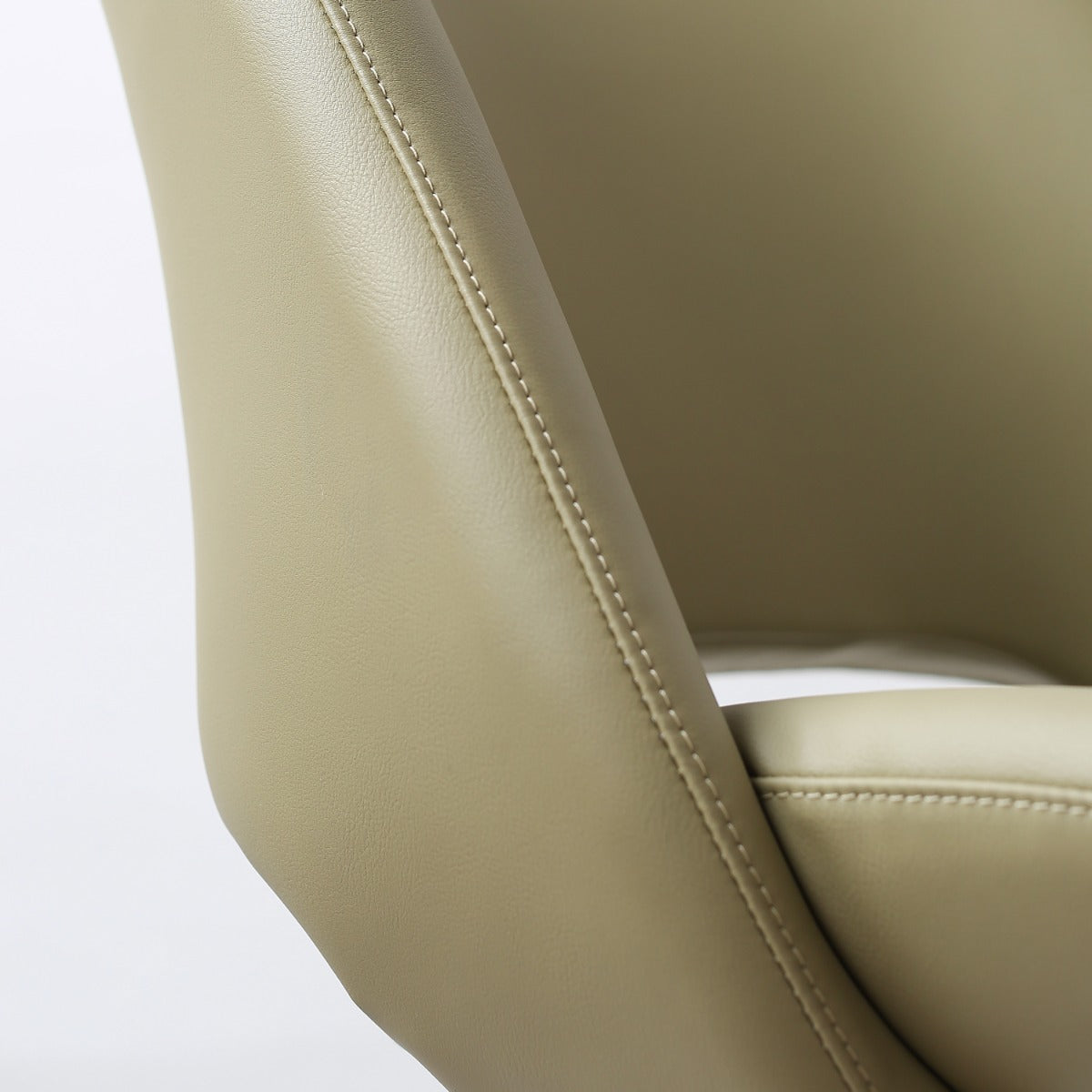 Contour Barstool Gold Olive PU