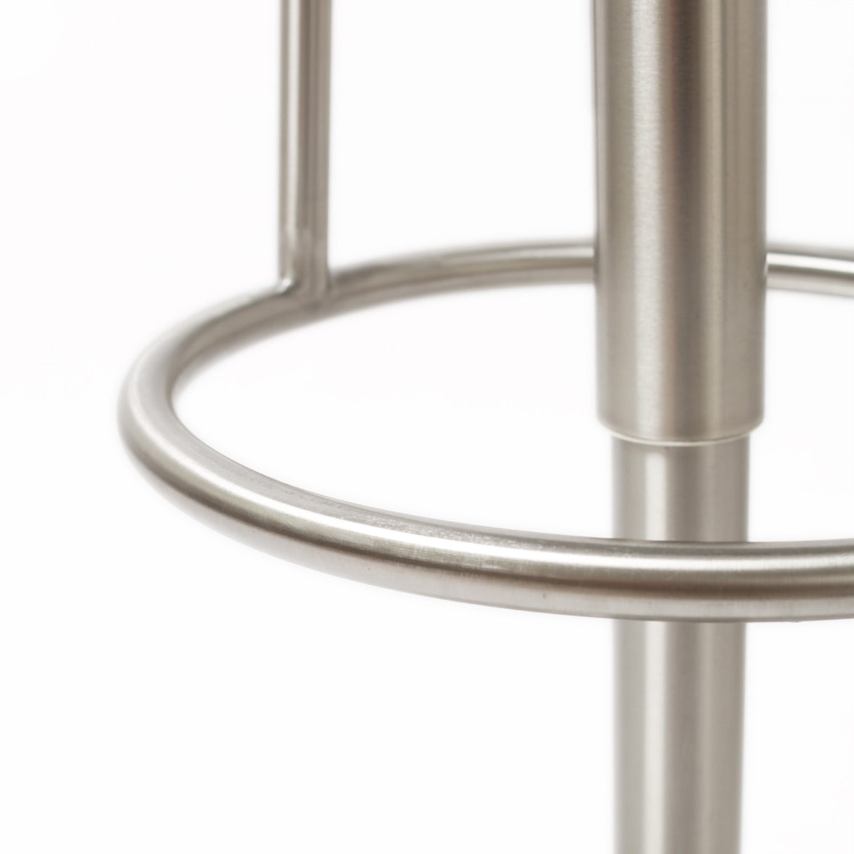 Vibe barstool S/Steel Light Grey PU