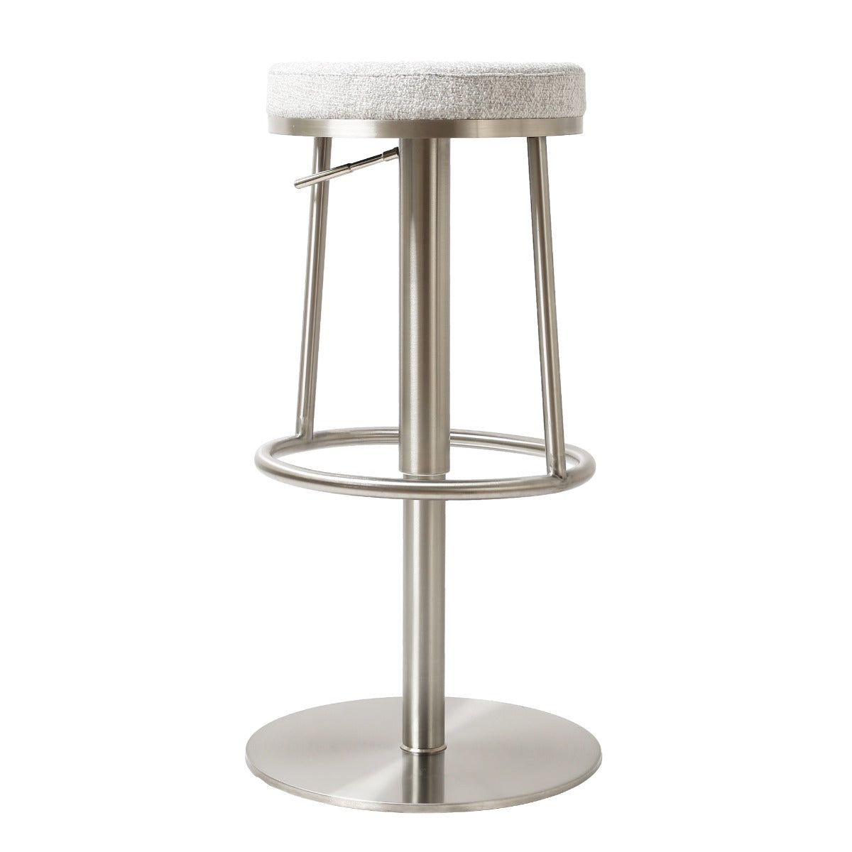 Vibe barstool S/Steel Silver Grey