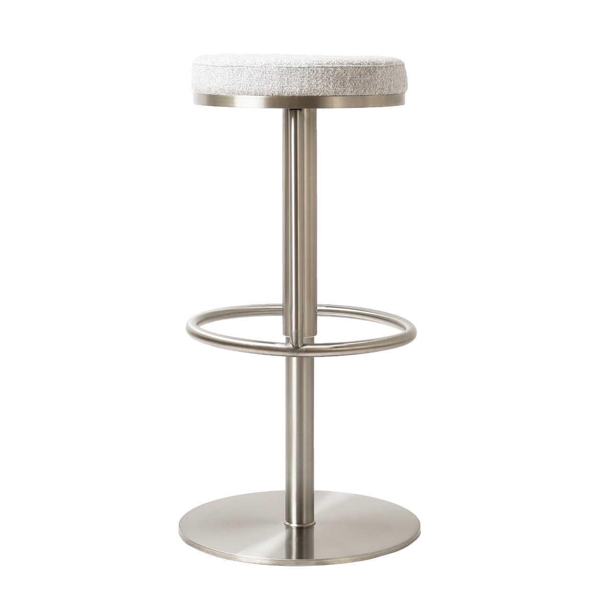 Vibe barstool S/Steel Silver Grey