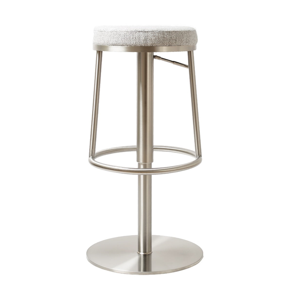 Vibe barstool S/Steel Silver Grey