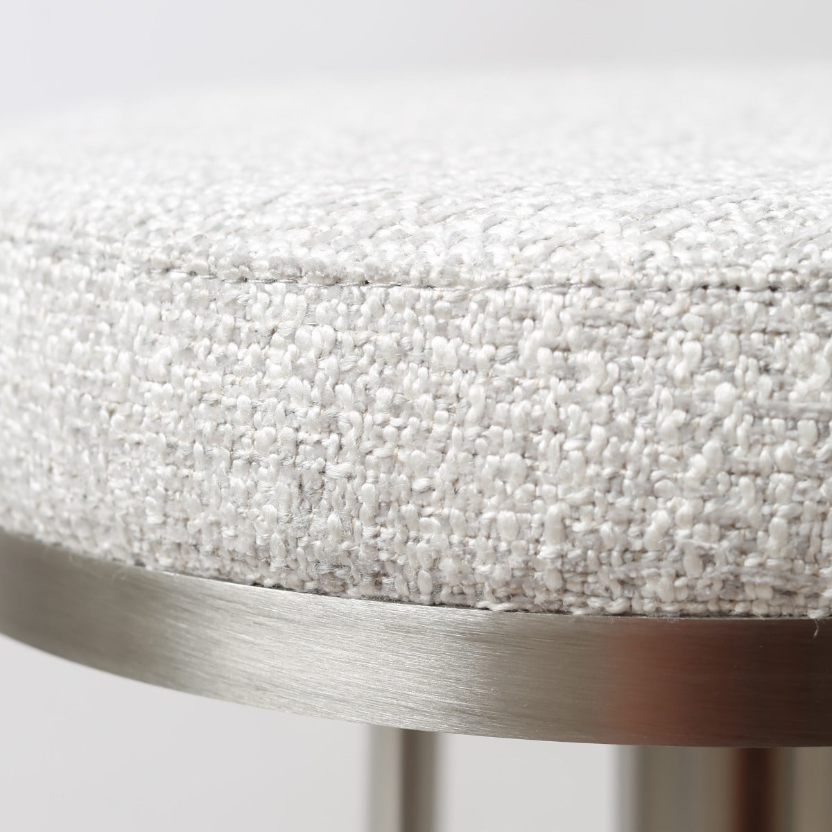 Vibe barstool S/Steel Silver Grey