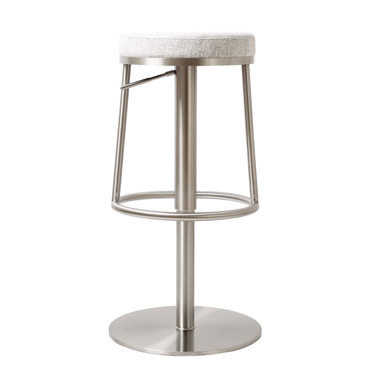 Vibe barstool S/Steel Silver Grey