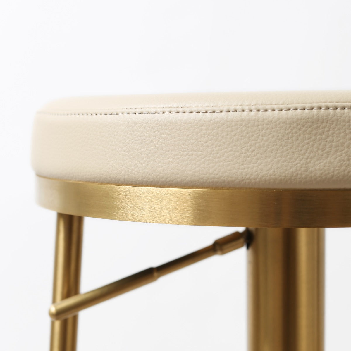 Vibe barstool Gold Barley PU