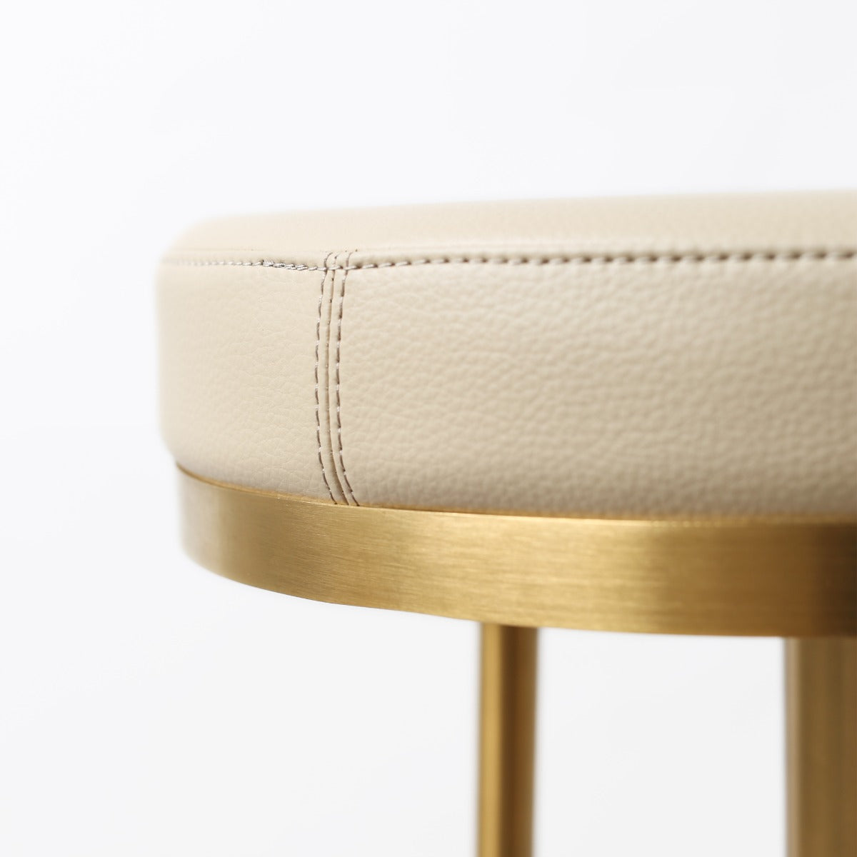 Vibe barstool Gold Barley PU