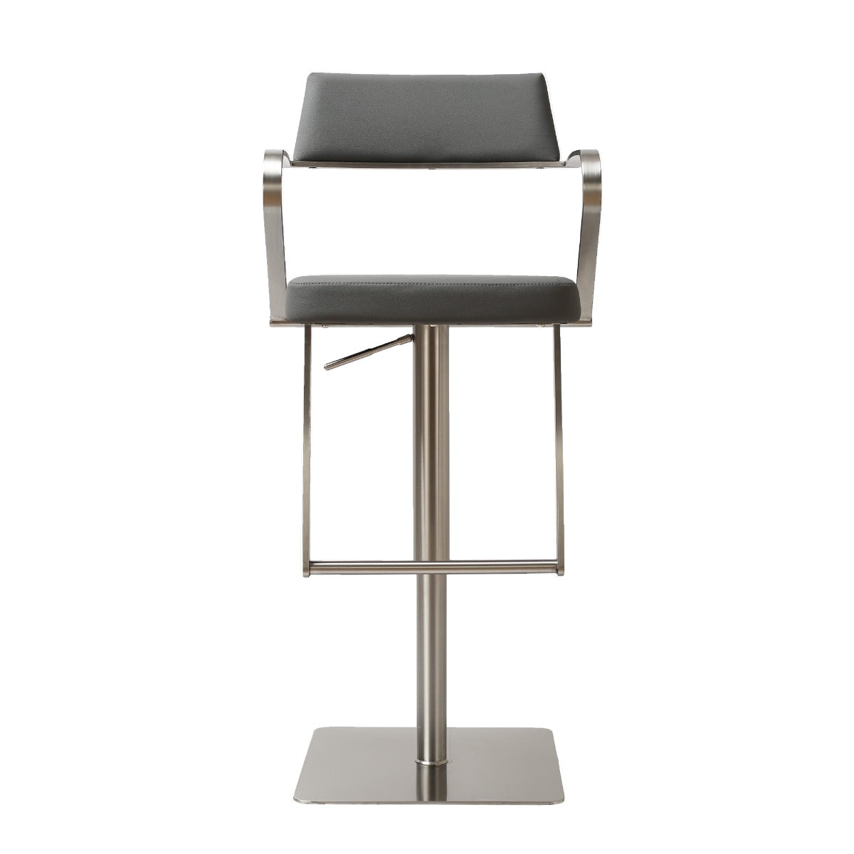 Tempo Barstool S/Steel Charcoal Grey PU