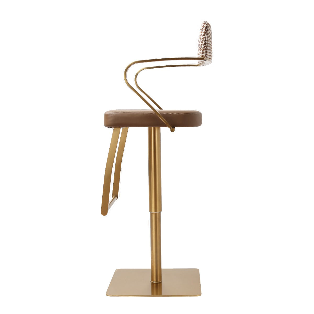 Tempo Barstool Gold Mocha Fusion