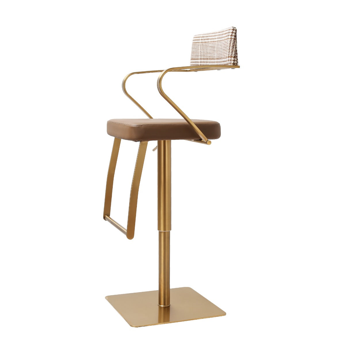 Tempo Barstool Gold Mocha Fusion