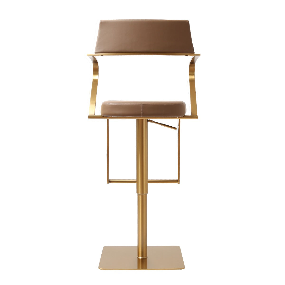 Tempo Barstool Gold Mocha PU