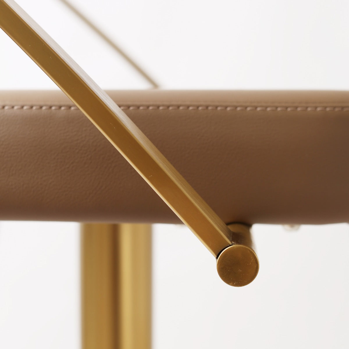 Tempo Barstool Gold Mocha PU