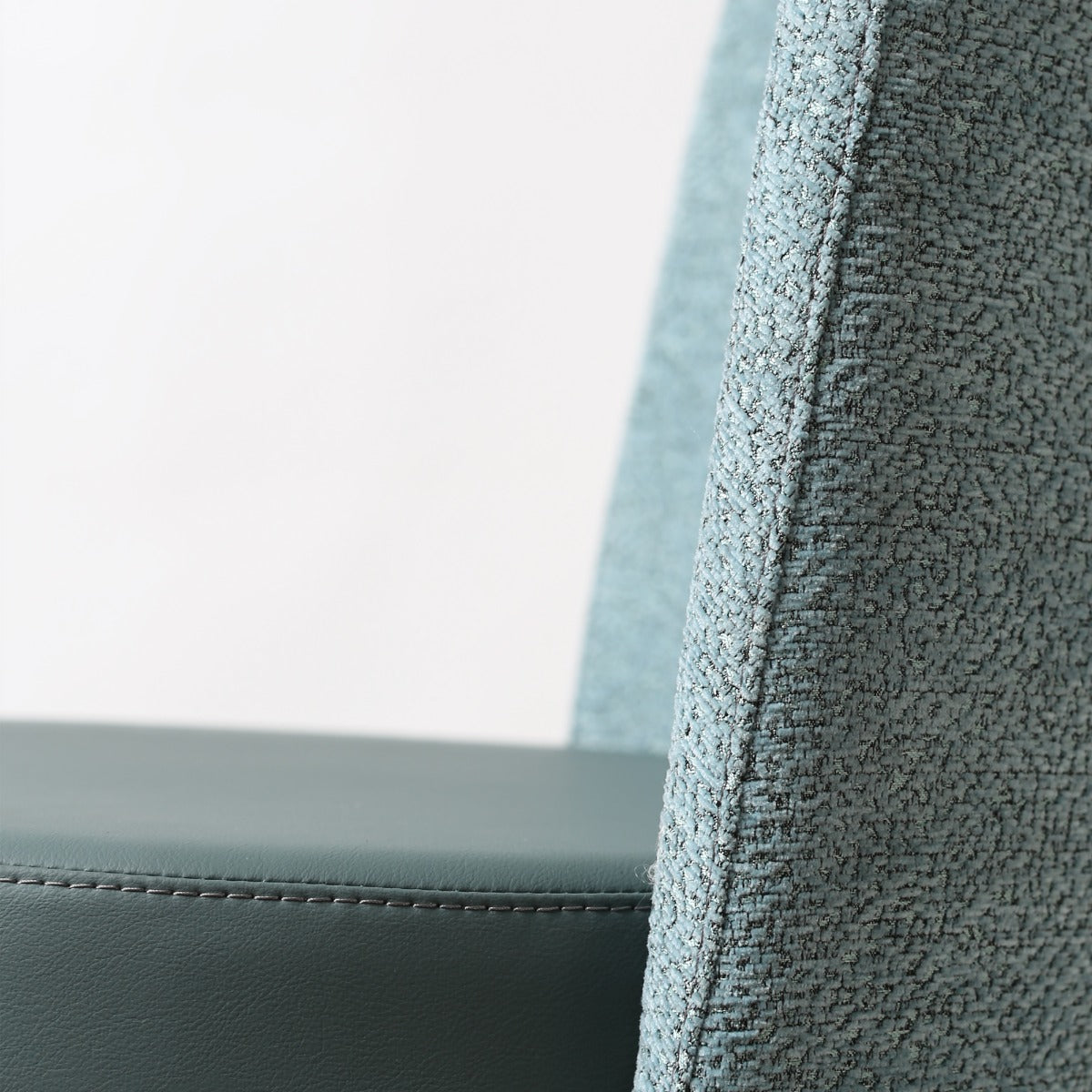 Vogue barstool S/Steel Teal Fusion