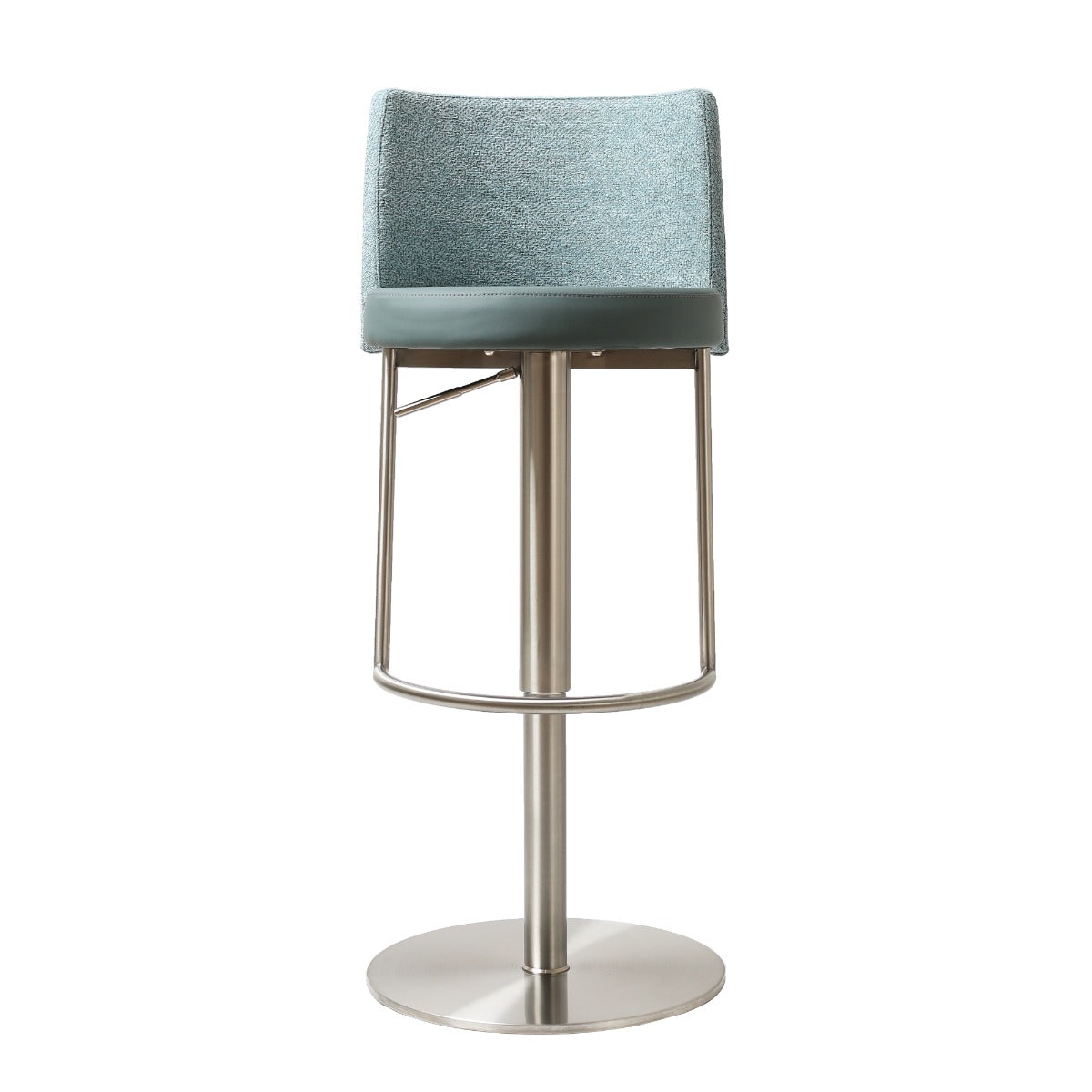 Vogue barstool S/Steel Teal Fusion