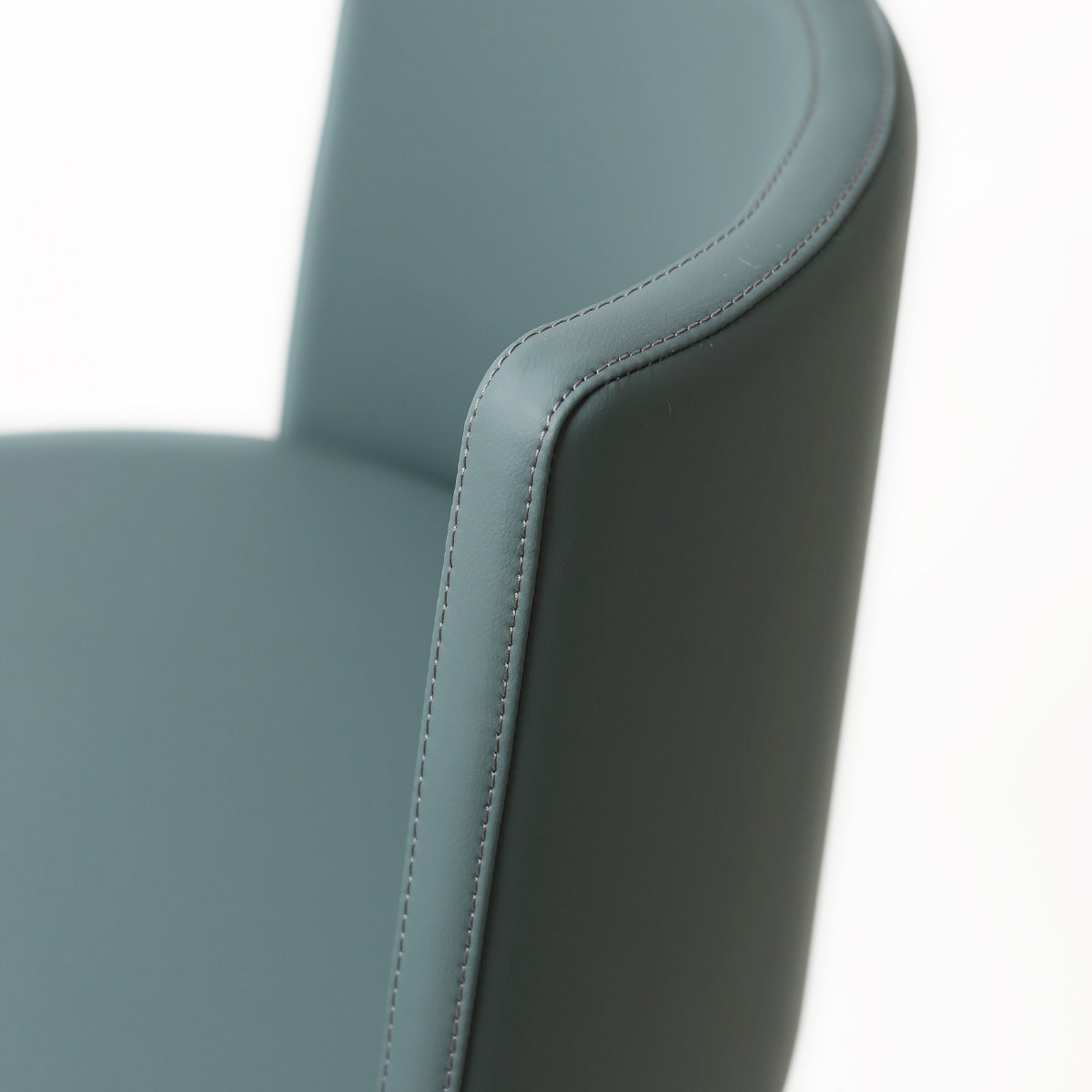 Vogue barstool S/Steel Teal PU