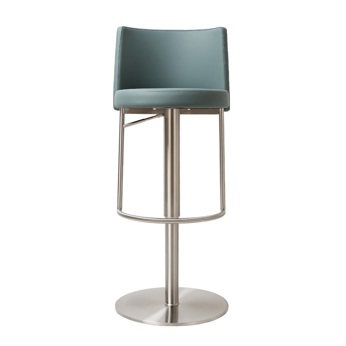 Vogue barstool S/Steel Teal PU