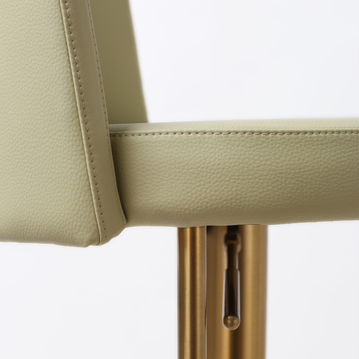 Vogue barstool Gold Pistachio PU